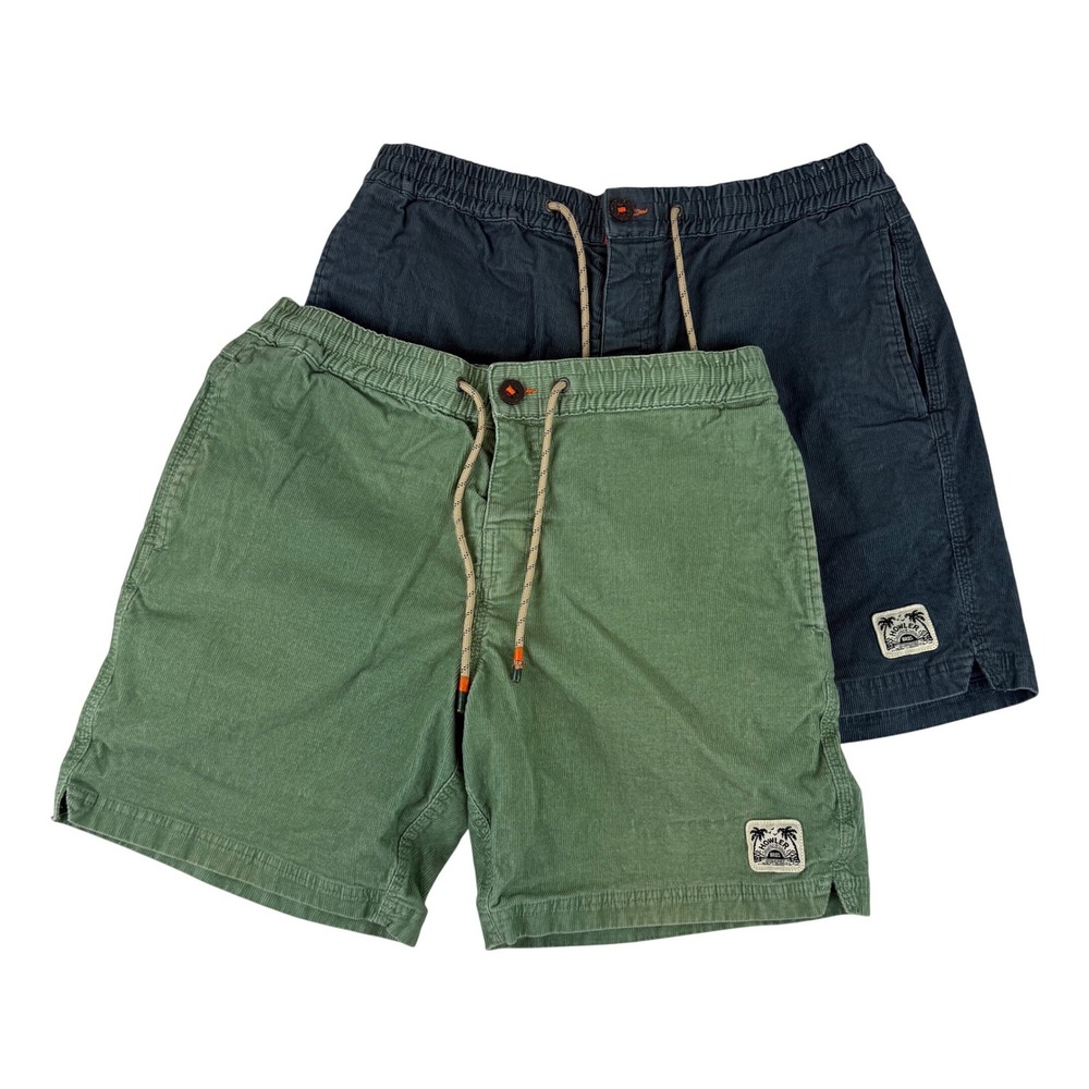 Howler Brothers Men’s Hybrid Shorts in Green and Navy